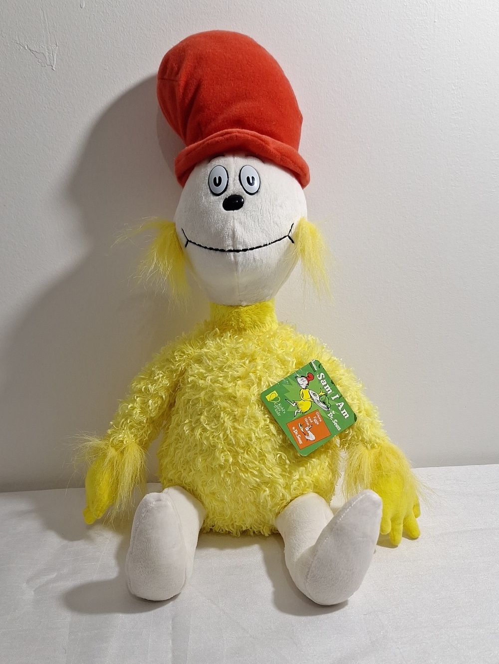 Dr. Seuss L Plush Toy - Yellow with Red Hat